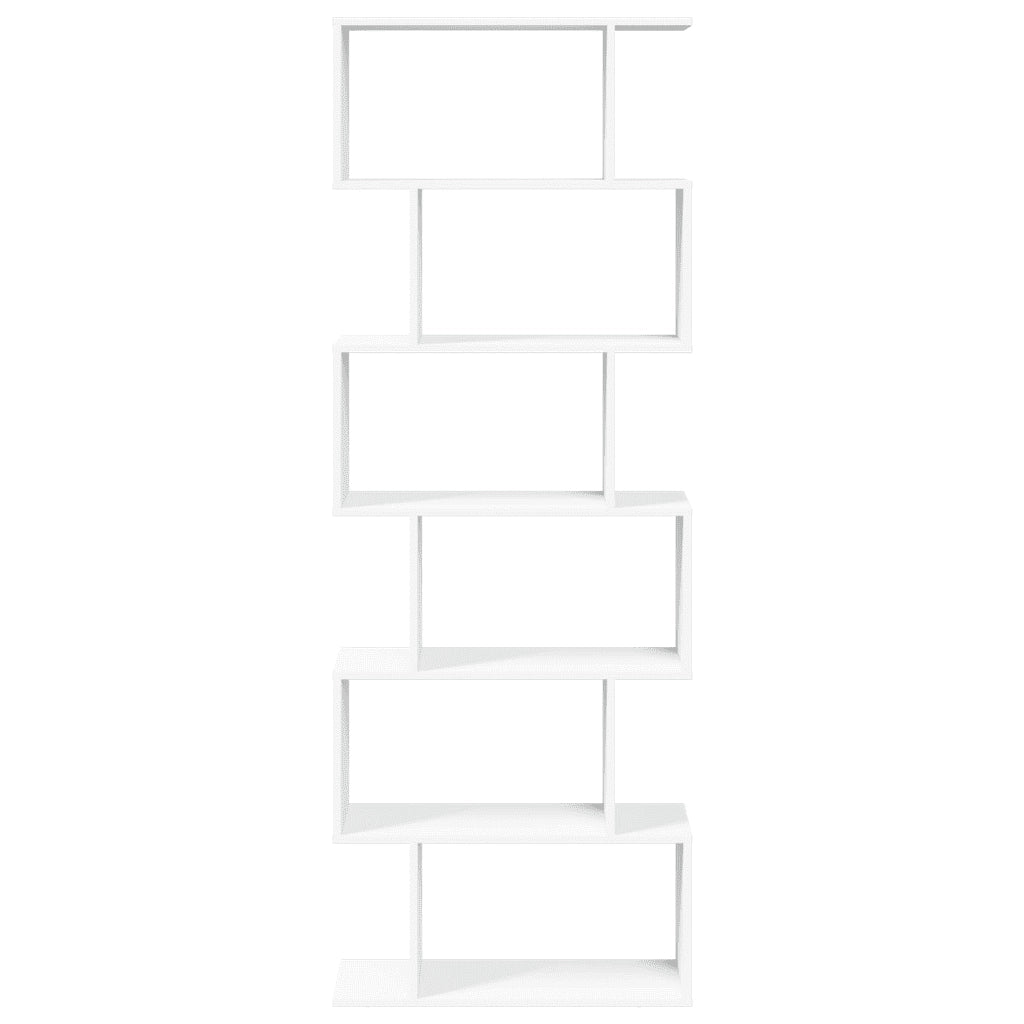 vidaXL Libreria Divisorio 6 Ripiani Bianca 70x24x193 cm in Truciolato