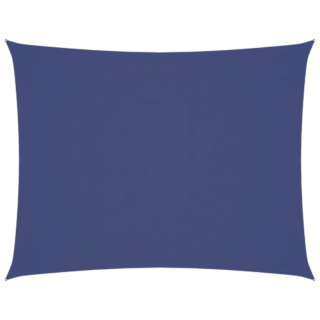 Parasole a Vela in Oxford Rettangolare 4x6 m Blu