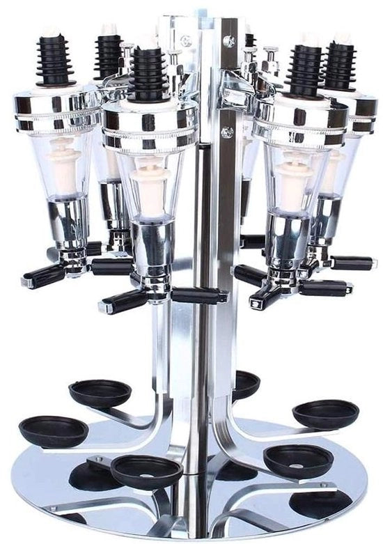 Dispensatore di bibite - Montaggio a parete - Dosing perfetto - 6 bottiglie - Bar per bibite - Utilizzo domestico - 30 ml