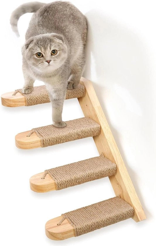Trappola per gatti da parete - scala per gatti - set di arrampicata per gatti - krabpaal da parete