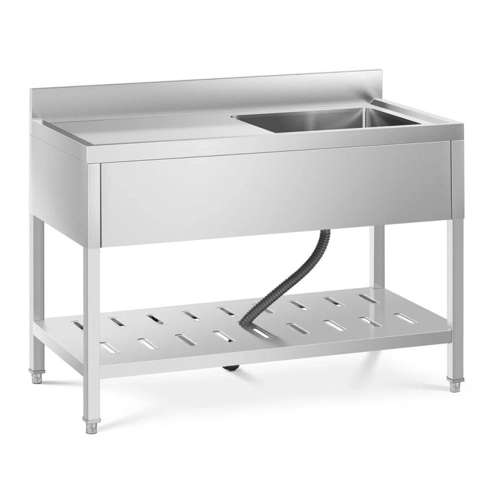 Lavello professionale a una vasca 49 x 42 x 24 cm acciaio inox 14_0000163