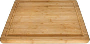 Pannello di taglio in bambù con canale di sospensione - XXL - Antimicrobico - Legno - 40x30x3cm