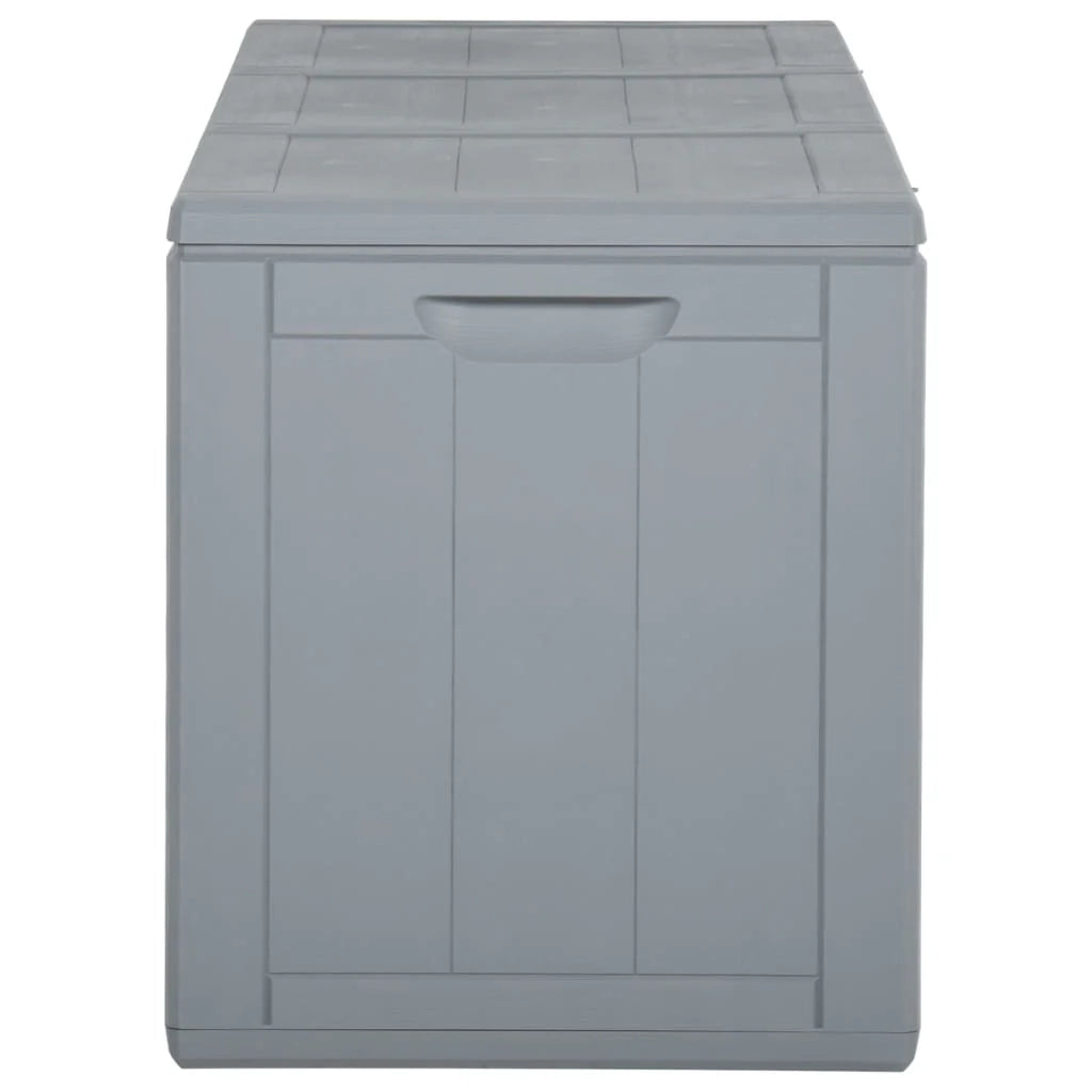 Baule da giardino 270 litri rattan PP grigio 02_0013022