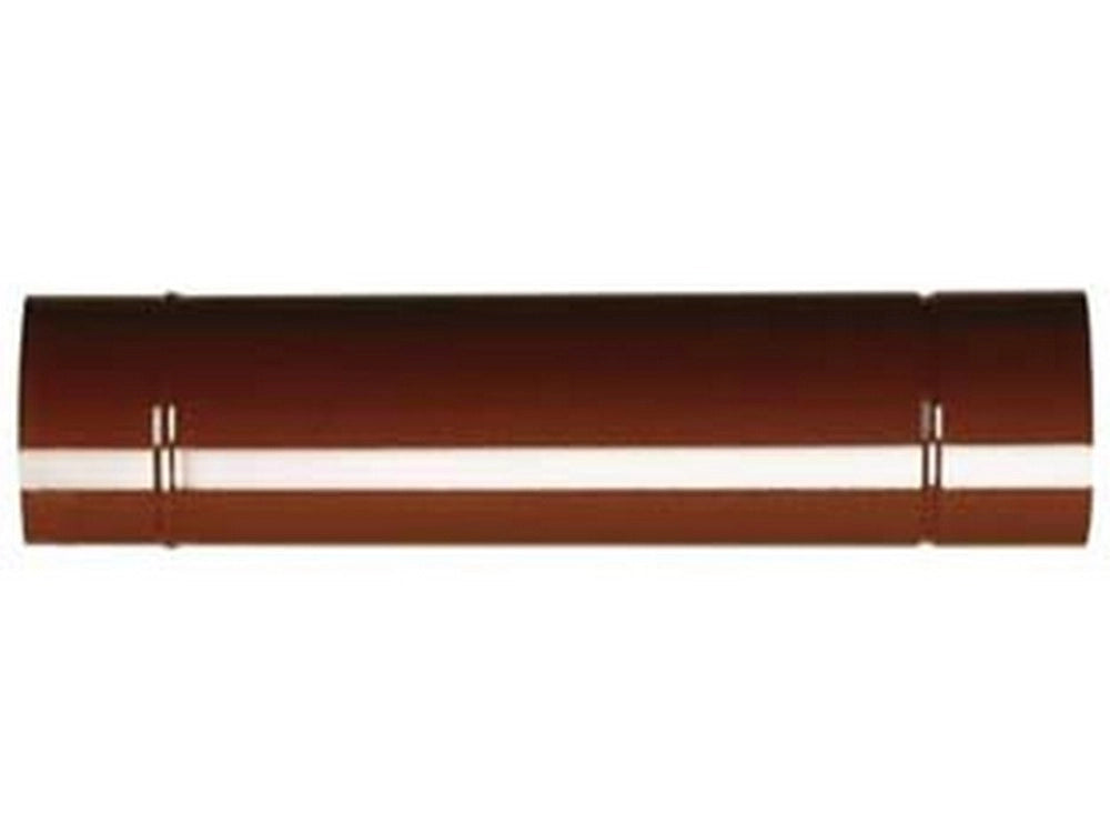 1pz tubo porcellanato stufe legna marrone "ala smalto classic"  mm150x1000h cod:ferx.fer363075