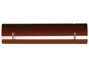 1pz tubo porcellanato stufe legna marrone "ala smalto classic"  mm150x1000h cod:ferx.fer363075