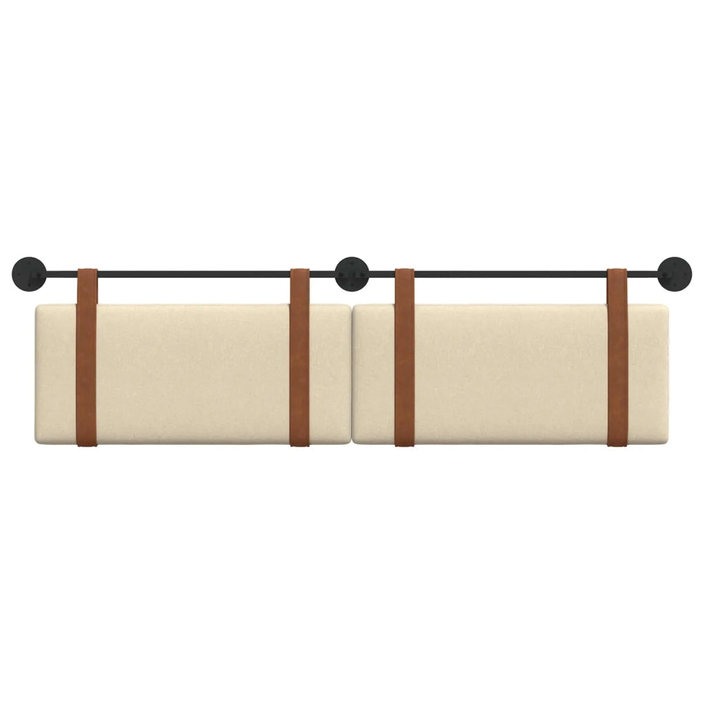 Testata appesa Tinta unita Crema 190 x 55 x 5 cm PU Antico 42031520