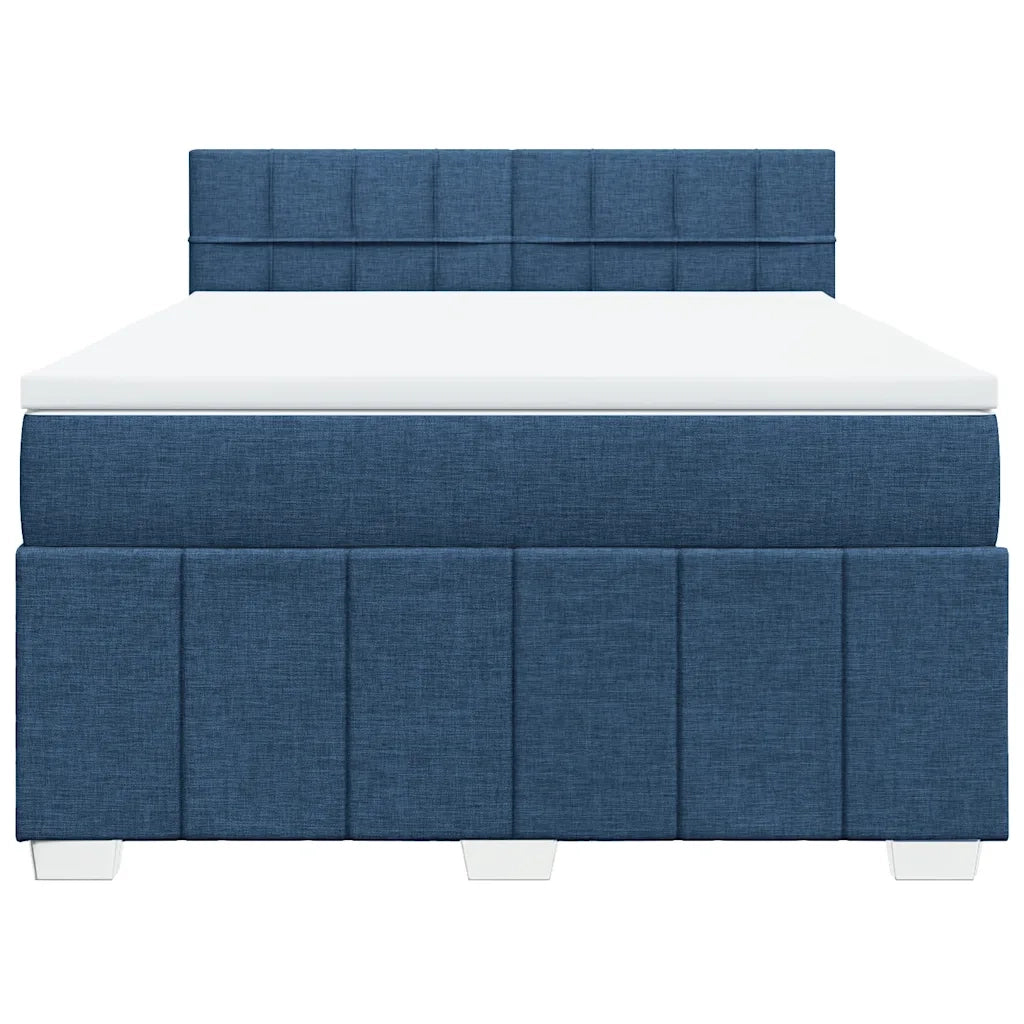 Giroletto a Molle con Materasso Blu 160x200 cm in Tessuto 3289425