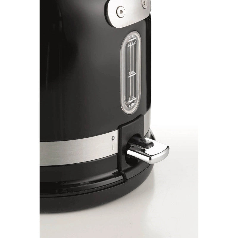 Bollitore Elettrico 2000W - Capacità 1,7L - 360° Cordless - Termometro - Nero