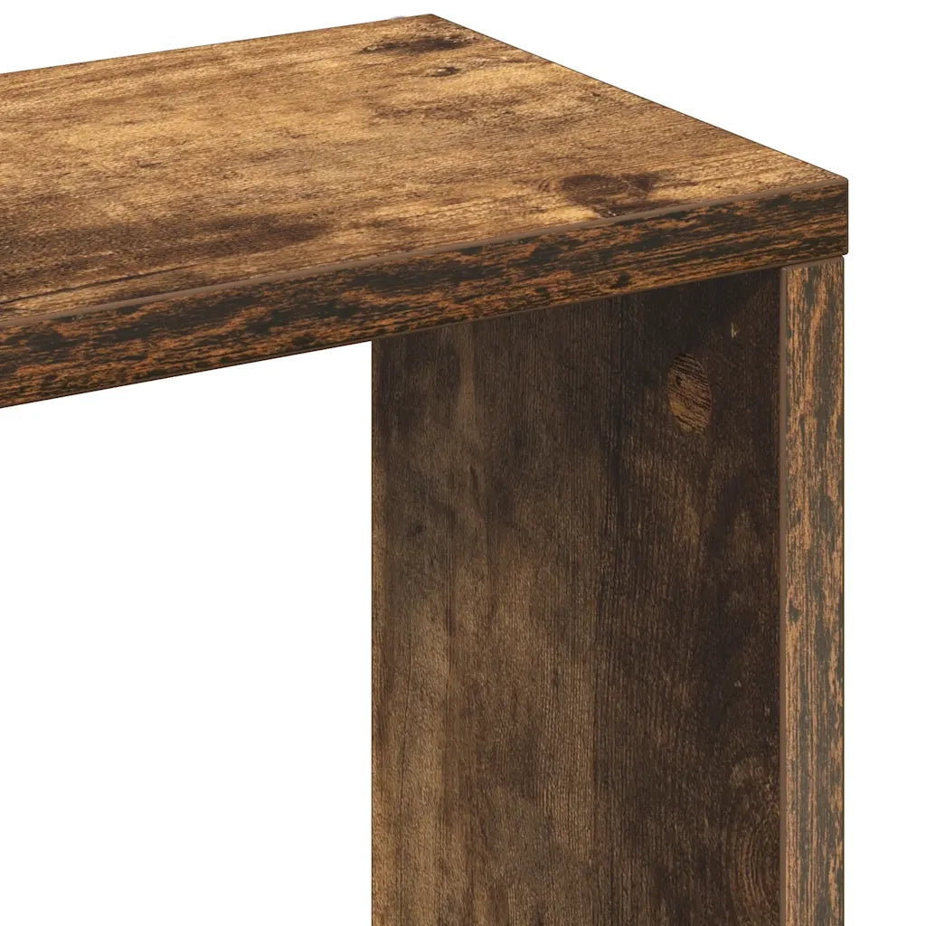 Mensola a Muro Rovere Fumo 36x16x90 cm in Legno Multistrato cod mxl 51747