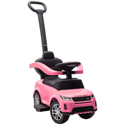 Giocattolo Bambini Correpasillos 2 in 1 LAND ROVER ¨C Zephmum ¨C Rosa con Almacenaje e Barandilla