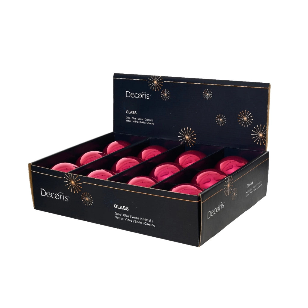 Pallina Vt lucido rosa festivo d8cm