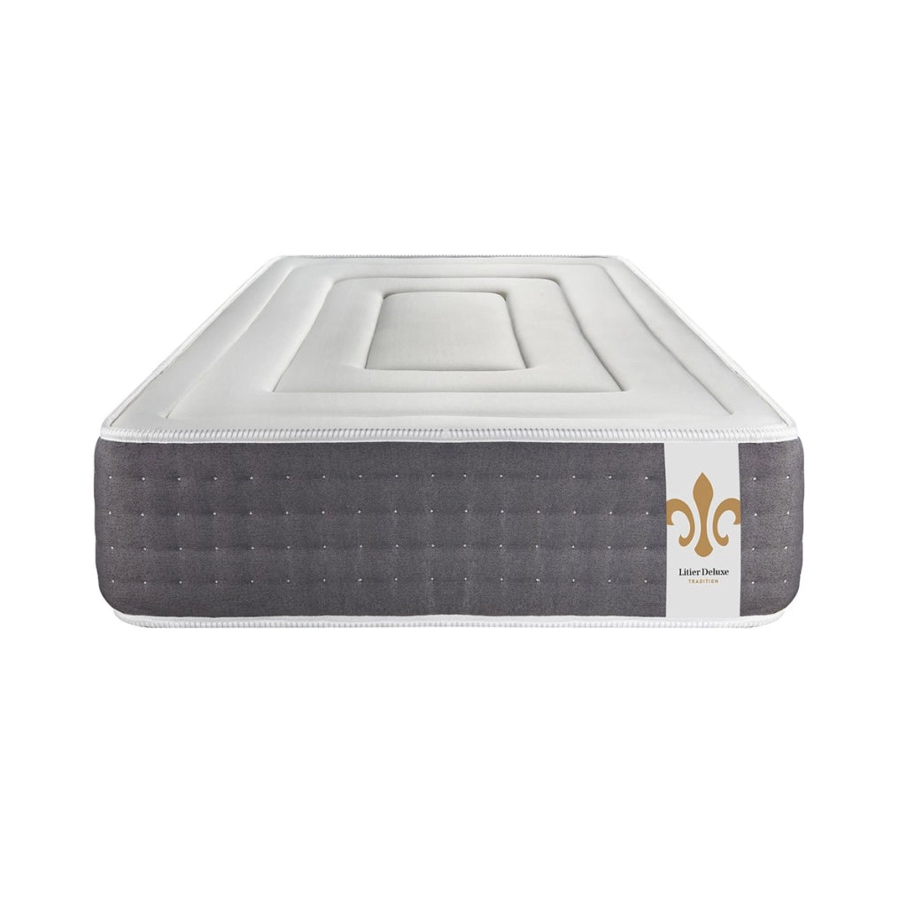 Materasso 90x190 cm Molle insacchettate e Memory foam - Vingt-Six