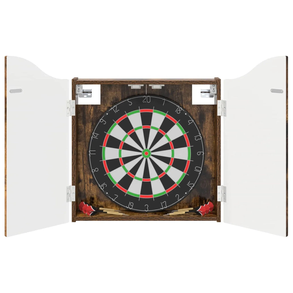 Armadio per Dartboard Rovere Fumo 56 x 12 x 63 cm 8006656