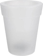 Vaso da giardino a luce emettente per energia solare per esterno - vaso da piante illuminato con LED - decorazione per giardino con piccoli vasi