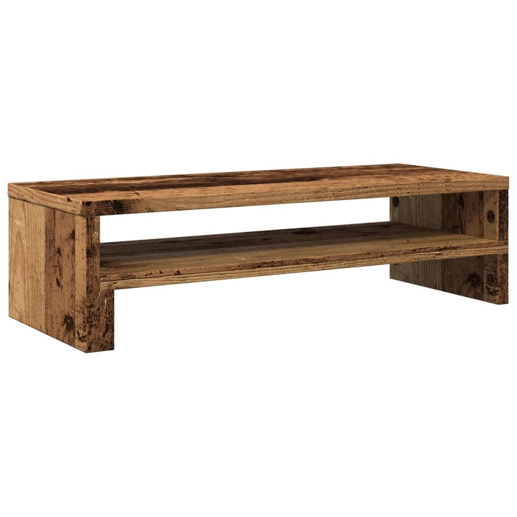 Supporto per monitor mobile da scrivania legno vecchio 54 x 22 x 15 cm legno ingegnerizzato marrone 02_0045013