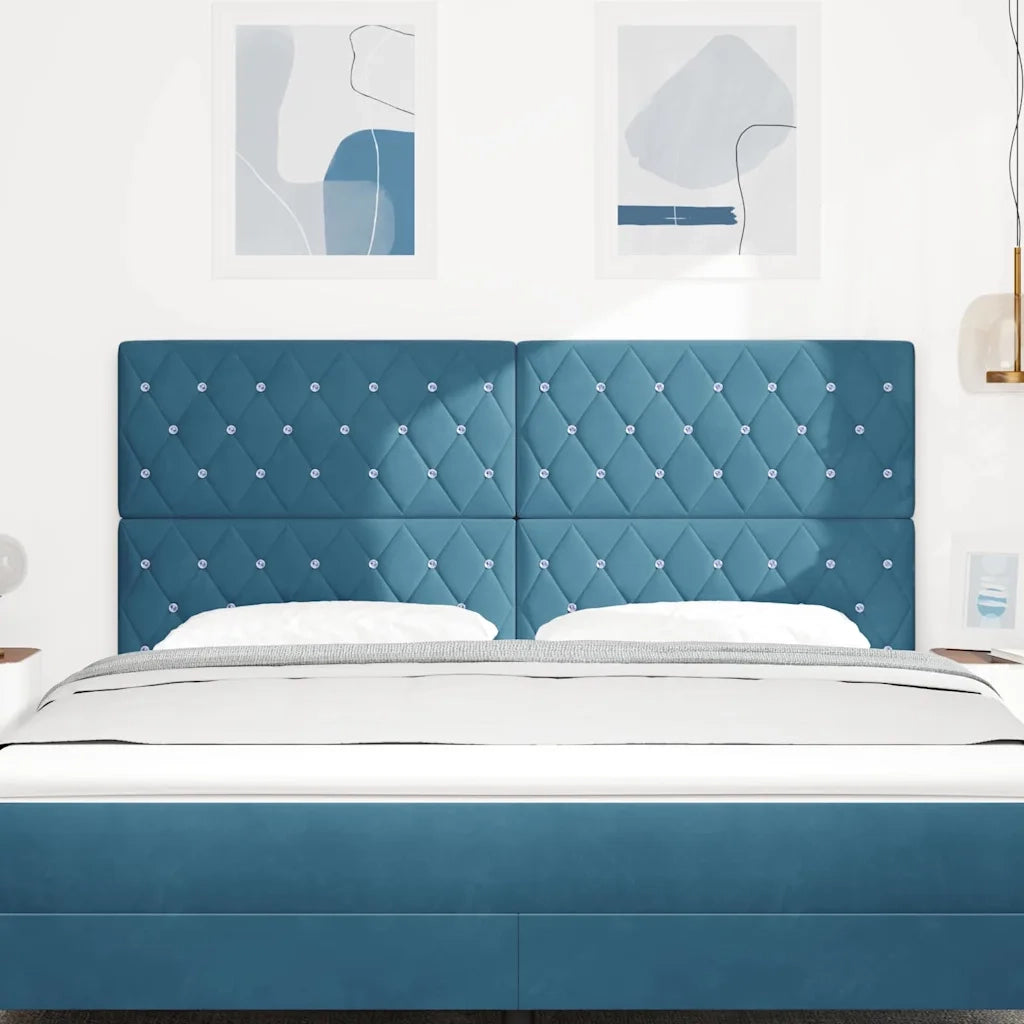 Testiera Blu Scuro 180 cm Velluto 3337774