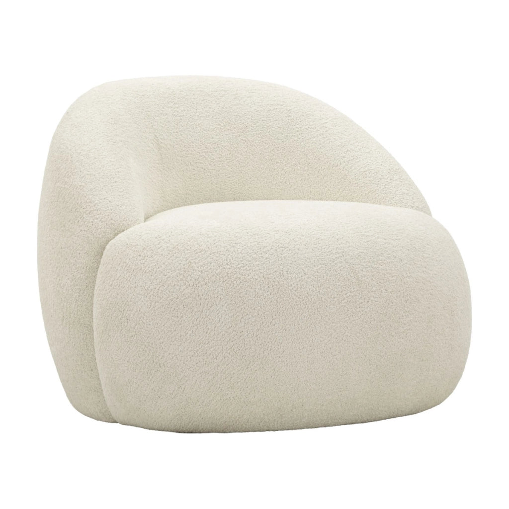 Poltrona VKH1062, Bianco, Spugna, 81x78x64 cm