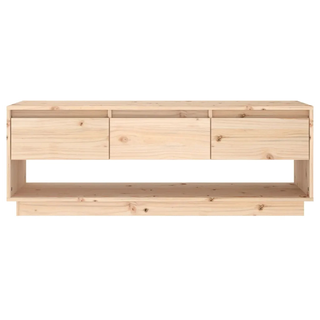 Mobile Porta TV 110,5x34x40 cm in Legno Massello di Pino 813844