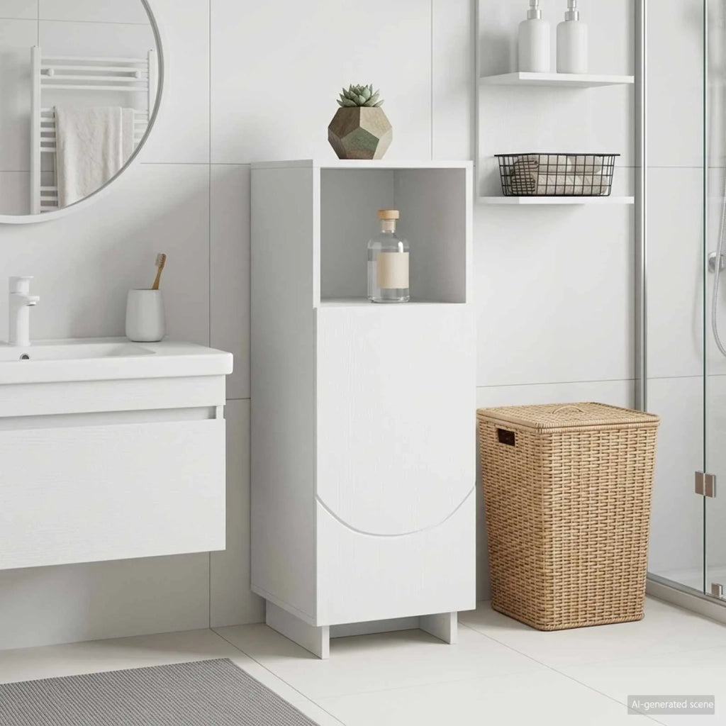 Mobile bagno Bianco 36,5 x 38 x 95 cm Legno ingegnerizzato 8011603