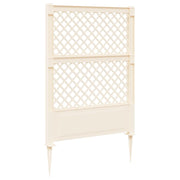 Trellis con Punta Bianco 99 x 6 x 165 cm PP CFW1742422