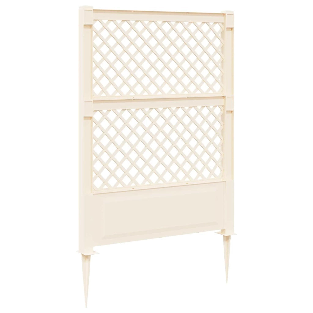 Trellis con Punta Bianco 99 x 6 x 165 cm PP CFW1742422