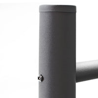 Cassetta postale condominiale autoportante, 8 posti, antracite, 945 x 270 x 1500 mm, 2 moduli