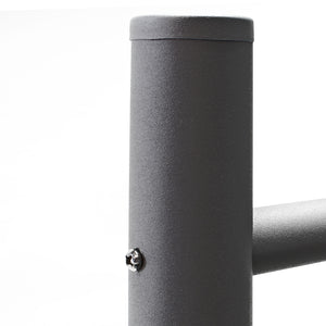 Cassetta postale condominiale autoportante, 8 posti, antracite, 945 x 270 x 1500 mm, 2 moduli