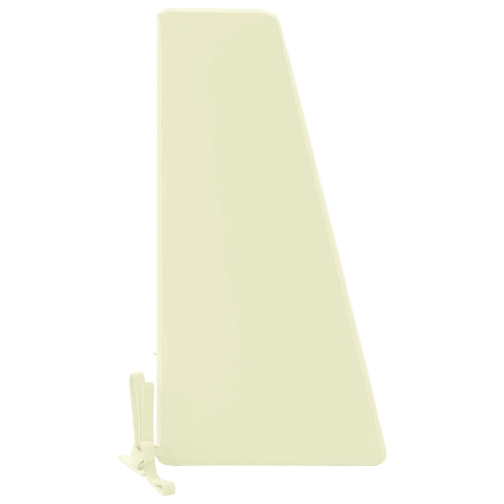 Cuscino schienale SOEST 100% Poliestere Crema 60 x 20 x 40 cm 946777