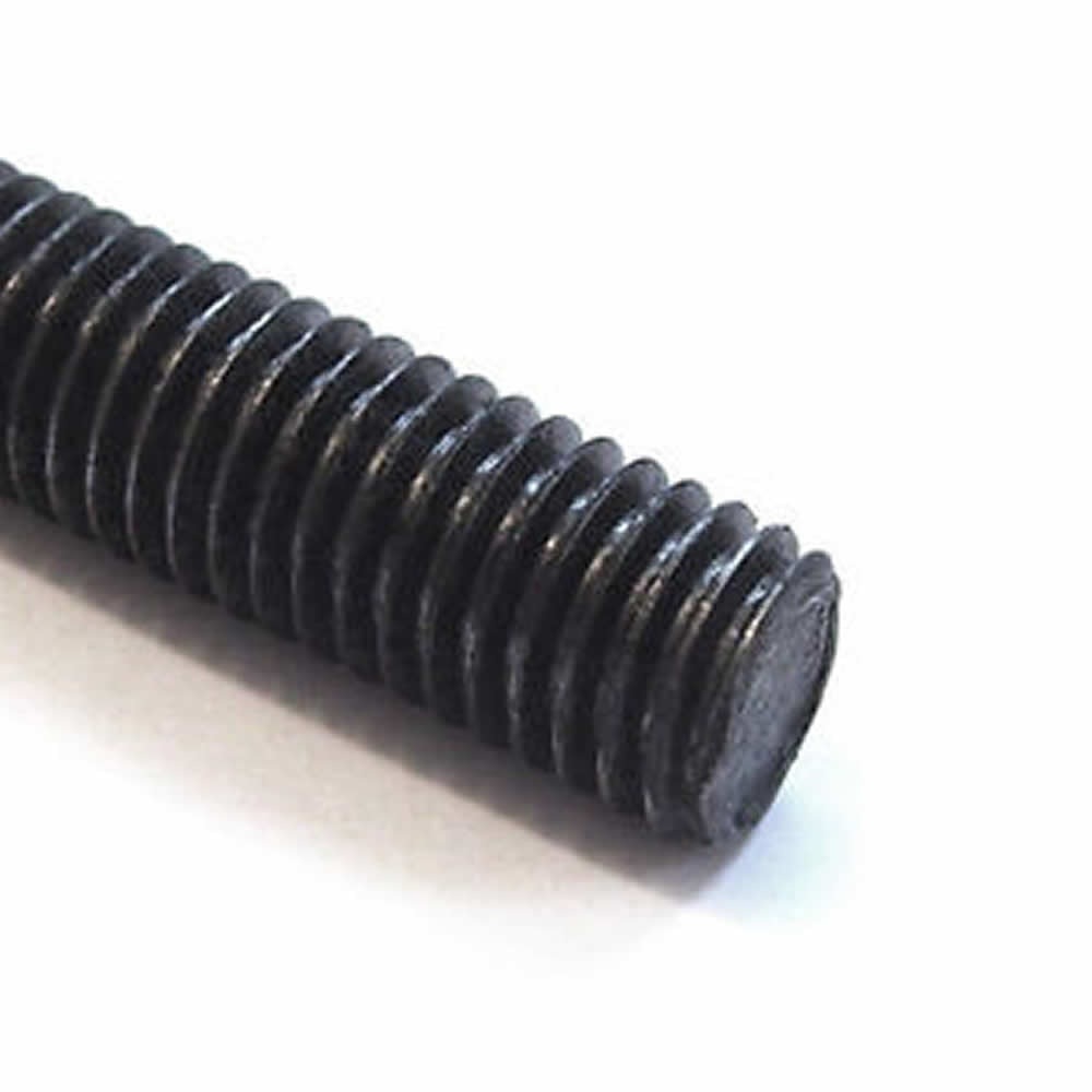 Barra filettata m36 36 mm in acciaio nero lunghezza metri 1