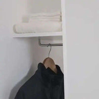 Mobile ingresso ONDA L 40 x H 185.2 x P 26.6 cm, colore colore bianco lucido