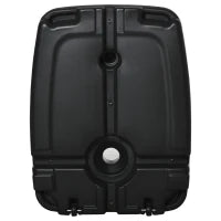 Base per Ombrellone a Braccio Riempibile fino a 75 kg con Base a T Inclusa, 80x60x17 cm, Nero