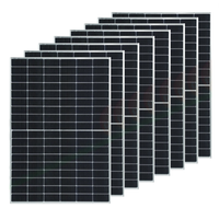 Moduli fotovoltaico impianto 3 kw monocristallino potenza 410w silver pezzi 8