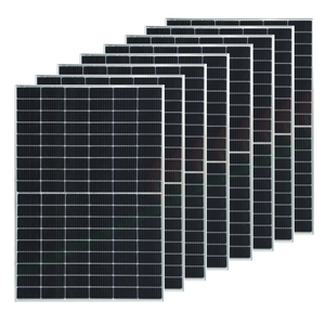 Moduli fotovoltaico impianto 3 kw monocristallino potenza 410w silver pezzi 8