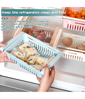 4pz Cassetto A Morsetti Per Frigorifero Facile Da Appendere Cestino Contenitore         