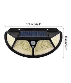 4pz Lampada Luce Faretto Faro Esterno Solare 102 Led Smd Sensore Movimento Ta005         