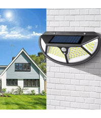 4pz Lampada Luce Faretto Faro Esterno Solare 102 Led Smd Sensore Movimento Ta005         