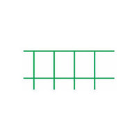 RETE RECINZIONI METALLICA PLASTIFICATA ELETTROSALDATA 75x50 h100cm ROTOLO 25mt ASETKA