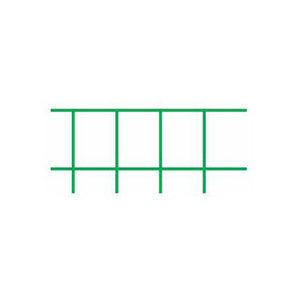 RETE RECINZIONI METALLICA PLASTIFICATA ELETTROSALDATA 75x50 h100cm ROTOLO 25mt ASETKA