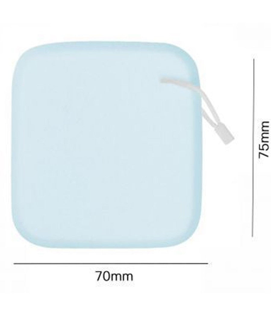 4pz Spugne Detergenti Per Pulizia Viso Make Up Dischetti Struccanti 70x75 Mm         