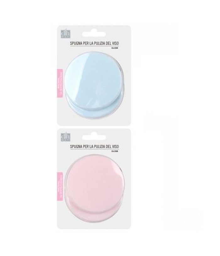 4pz Spugne Detergenti Per Pulizia Viso Make Up Dischetti Struccanti Morbidi 80mm         