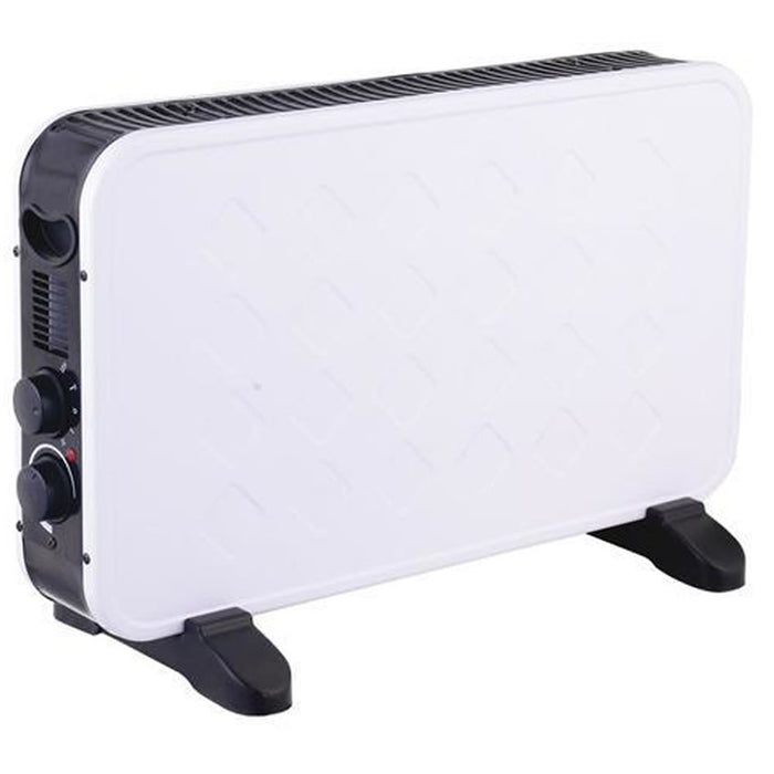 Termoconvettore niklas modello biscotto colore bianco 1000 / 2000 watt