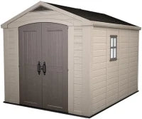Casetta da Giardino Factor 8x11, Beige, 256,5 X 331,5 X 243 h