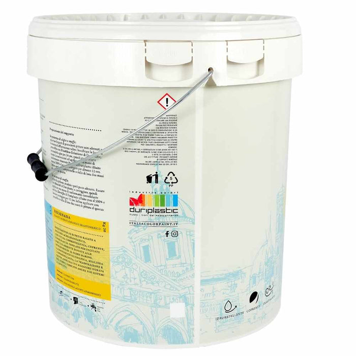 Idropittura quarzo elastomerico termoriflettente ischia antialga bianco litri 13