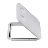 Sportello calpestabile per barca nautica mm 460x510 colore bianco