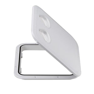 Sportello calpestabile per barca nautica mm 460x510 colore bianco