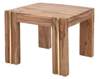 Tavolo Da Caffe' Quadrato Elegant Sheesham Cm 58X58X45