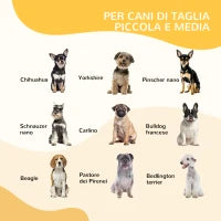 Recinto per Cani di Piccola Taglia a 8 Pannelli Modulabili da 80x1.5x80 cm, Box per Cani e Cuccioli Pieghevole con Porta in Acciaio con 8 Picchetti, Nero
