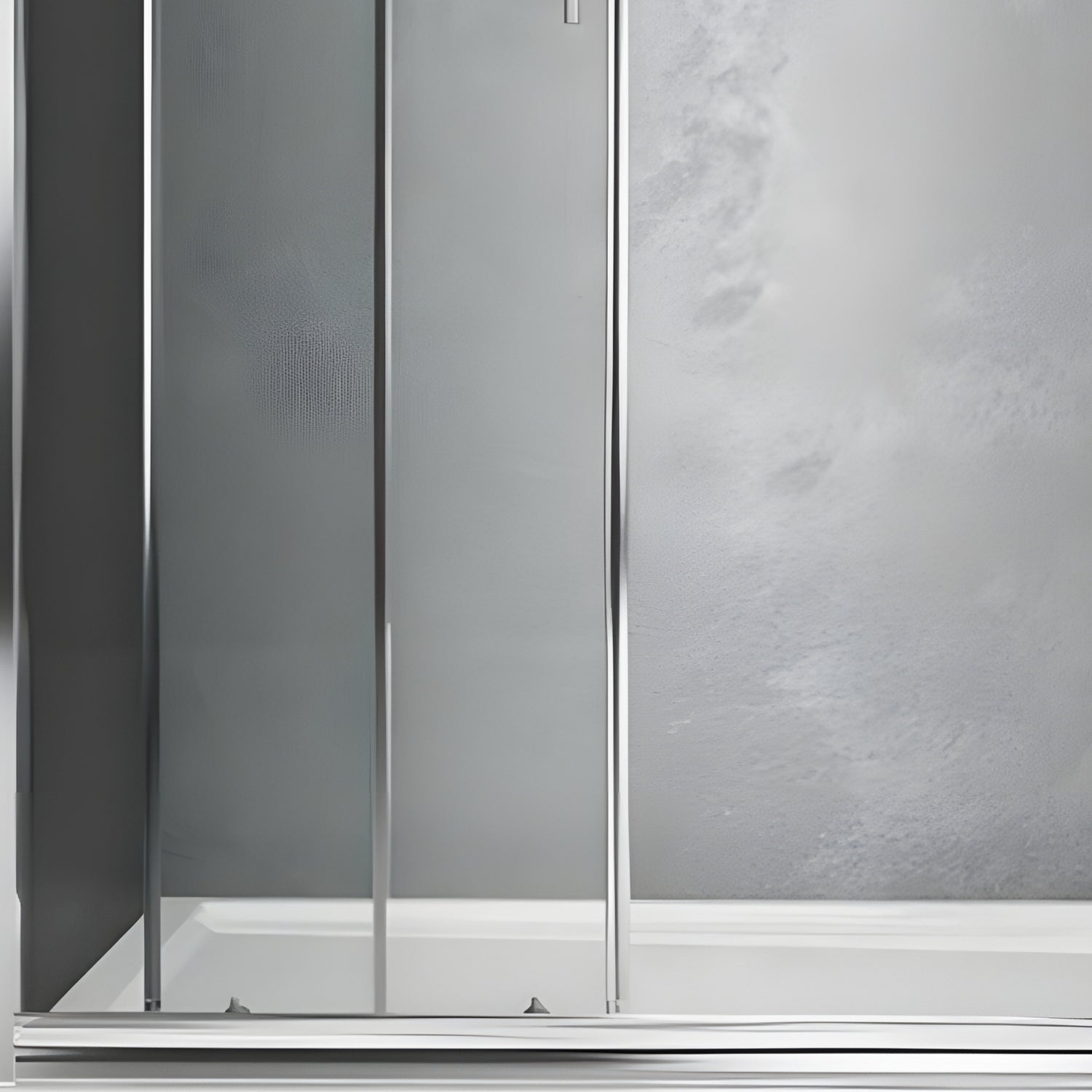 Porta doccia scorrevole slide4 per nicchia quattro ante cristallo trasparente *** misure 172-178 x h190 cm trasparent...