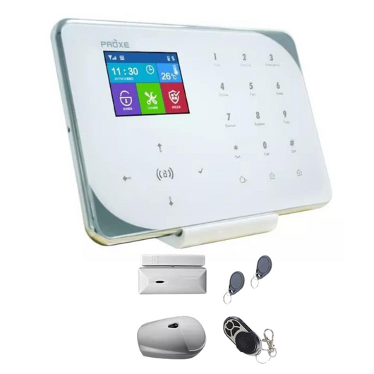 Kit allarme gsm/wi-fi sicura pro con centrale tastiera soft touch integrata