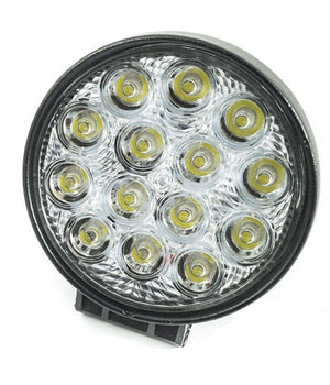 4x 42w Led Luce Faro Lampada Da Lavoro Faretto Auto Barca Camion Klw Suv 12v 24v         